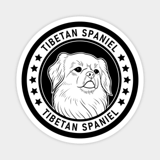 Tibetan Spaniel Dog Portrait Magnet